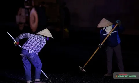 Đêm trắng trên tuyến đường Vành đai 1: Khi nhựa đường nóng hòa cùng mồ hôi chát đắng