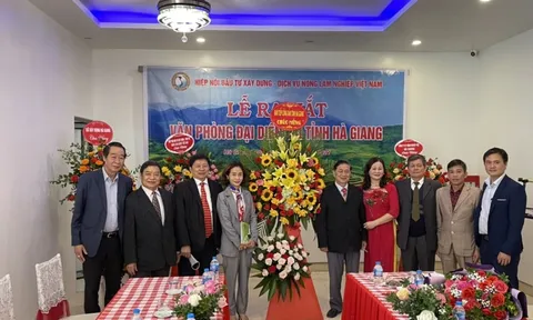 Ra mắt Văn phòng đại diện Hiệp hội đầu tư xây dựng- dịch vụ nông, lâm nghiệp Việt Nam tại Hà Giang