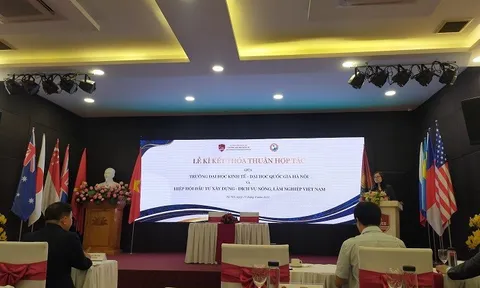 Hiệp hội Đầu tư, Xây dựng – Dịch vụ Nông, lâm nghiệp Việt Nam và Đại học Kinh tế ký kết hợp tác