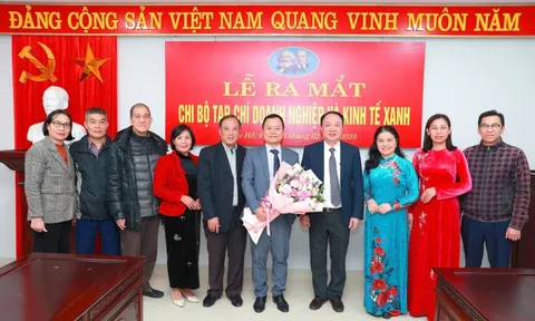 Lễ ra mắt Chi bộ Tạp chí Doanh nghiệp và Kinh tế xanh