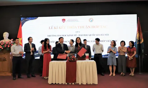 Hiệp hội Đầu tư, Xây dựng – Dịch vụ Nông, lâm nghiệp Việt Nam và Đại học Kinh tế ký kết hợp tác