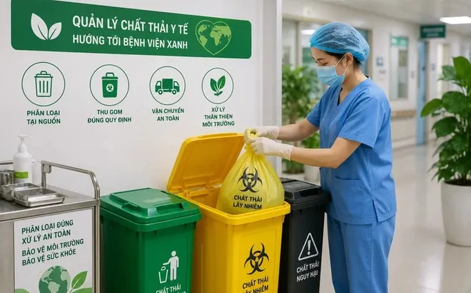 Quản lý chất thải y tế theo hướng xanh: Trách nhiệm không thể đứng ngoài cánh cửa bệnh viện